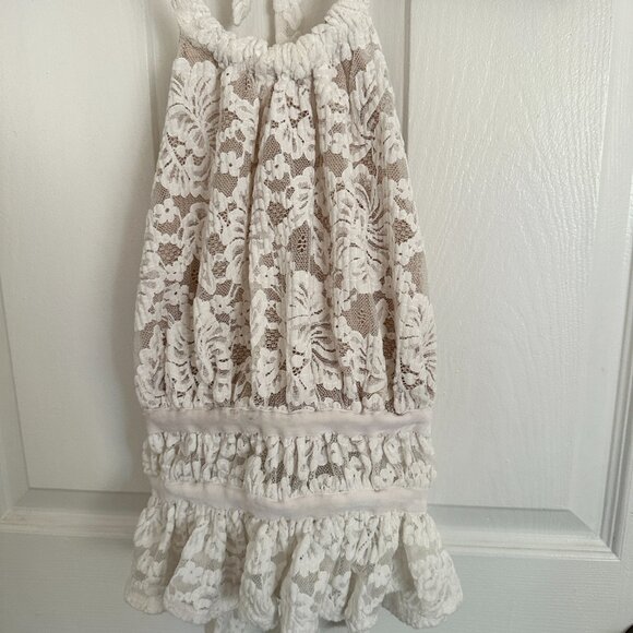 SOLD - Meshki Nicolette Lace Halter Top - Picture 5 of 8